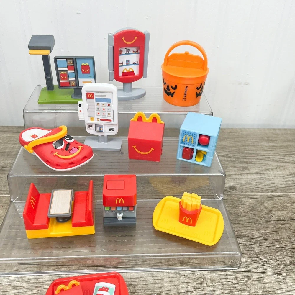McDonalds Happy Meal Toy Lot Kiosk Menu Soda Fountain McPunkn Halloween Bucket